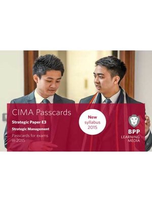 cover image of CIMA E3 Strategic Management